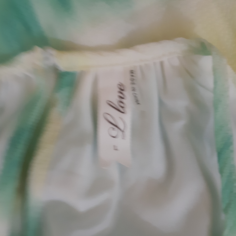 L love tie dyed sundress sz LG *O - Picture 4 of 6